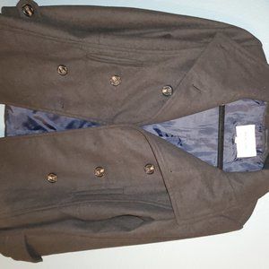 Black Thread & Supply Pea Coat, Girls Medium